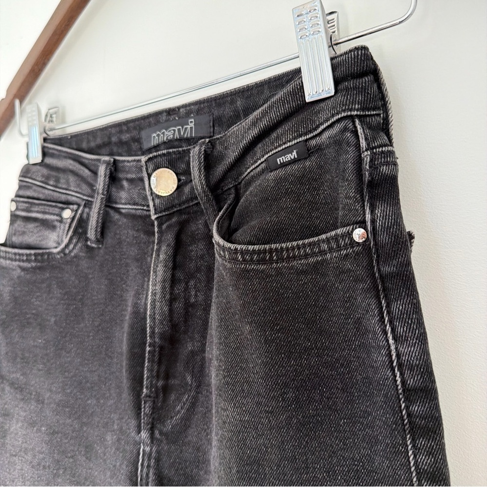 MAVI Star Real Blue Anthracite Smoke Jeans - womens black jeans %cotton - Picture 8 of 13